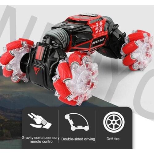 2168 Large RC Twisted Car With Light Music Gesture Induction Stunt Vehicle Mountain climbing Drift Car Toys for boys 10 years