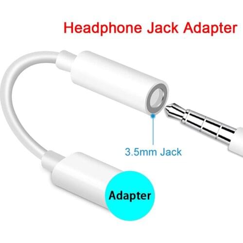 Headphone Adapters For iPhone SE 11 Pro Max 7 8 Plus X XS XR Lightning to 3.5mm Jack Audio Cable Aux Adapter