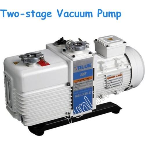 Two-stage Vacuum Pump 220V/380V Integral Oil Pump Electric Double-stage Rotary Vane Vacuum Oil Pump VRD-16