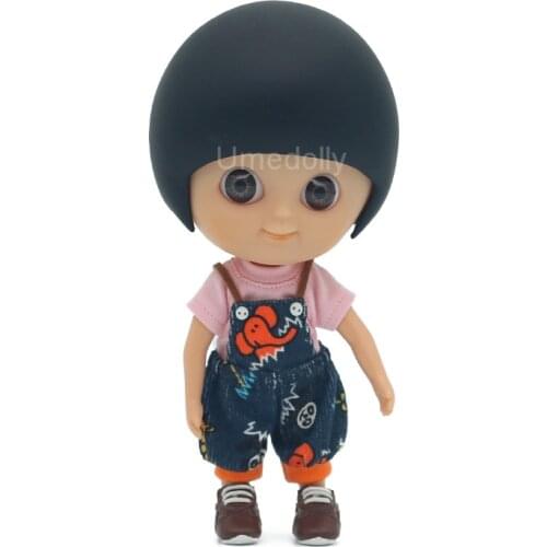 1 PCS Denim Overalls for Ixdoll, Blyth, Middle Blyth, Holala, 1/6 BJD, 1/8 BJD Doll Clothes Dress Accessories