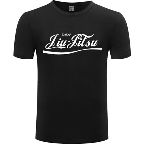 Jiu Jitsu Letter Creative Mens Men T Shirt Tshirt Summer New Short Sleeve O Neck Cotton Casual T-shirt Top Tee