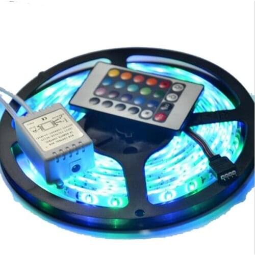 5M/Roll RGB Warm Cool White Red Green Blue Yellow Flexible 3528 Waterproof LED Strip Lighs 300LEDs 60LEDs/M bande LED diode tape