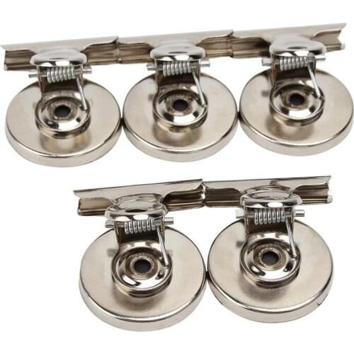 Hot 5Pcs Fridge net Clips Message Note Holder Grip netic Home Office Metal