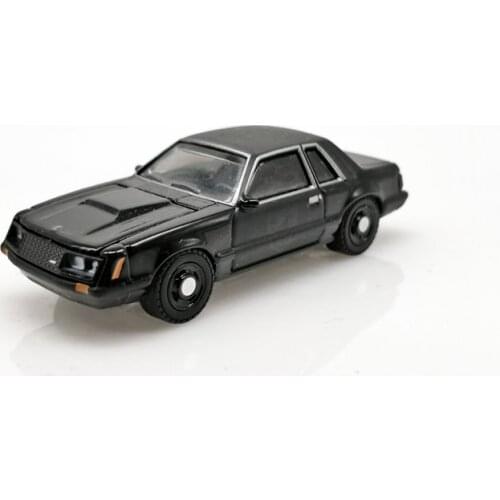 Greenlight 1:64 Black Bandit 1982 Ford Mustang Black Loose Diecast Model Car Loose