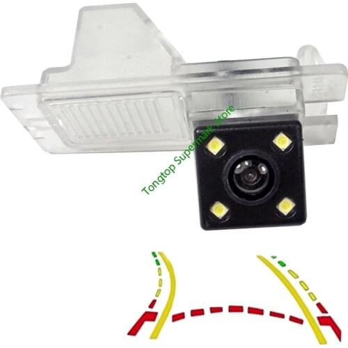 CCD 600Line Intelligent Dynamic Trajectory Tracks Rear View Camera For Ssangyong Rexton Kyron Korando Actyon
