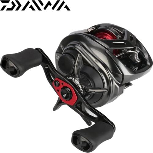 2020 Original DAIWA ALPHAS AIR TW Baitcasting Fishing Reel 8.6:1 Gear 3.5KG Max Drag T-Wings Air Spool Saltwater Fishing Tackle