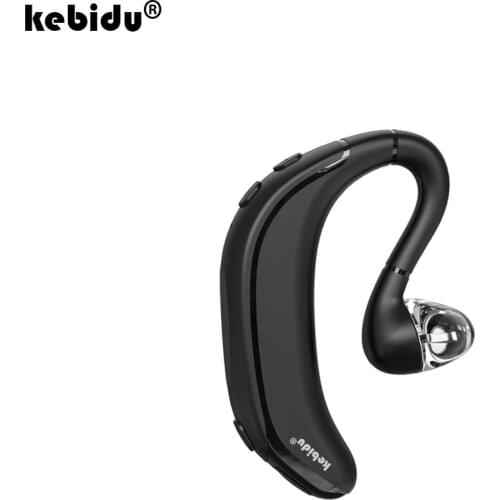 Kebidu Wireless Bluetooth Long standby Headset HD Call Handsfree Earpphone With Mic Waterproof Earpiece for iPhone Xiaomi Redmi