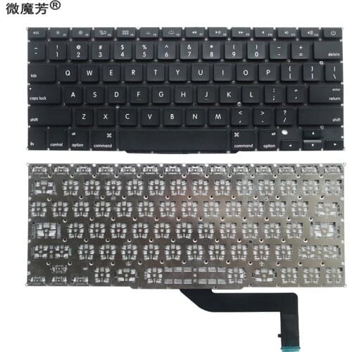 New For MacBook Pro Retina 15.4" A1398 2013-2014 Years English US Laptop Keyboard MC975 MC976