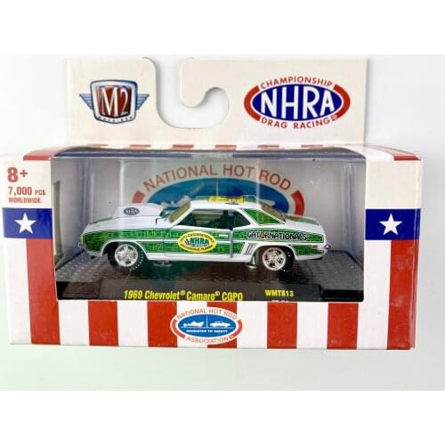 M2 Machines 1:64 1969 Cherolet Camaro COPO Metal Die-cast Simulation Model Cars Toys