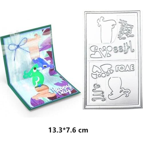 Julyarts Love Kiss Metal Cutting Dies New 2019 For Scrapbooking Greeting Card Decor Matrice De Coupe Fustelle