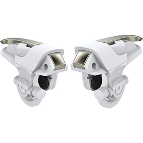 Mobile Phone Game Auxiliary Tool 4 Finger Trigger Cellphone Game Controller Portable Smartphone Gamepad for Phone