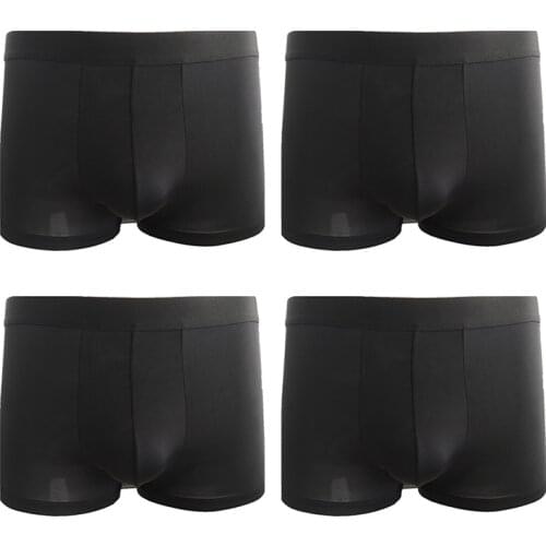 Mens Ice Silk Soft And Comfortable Underwear