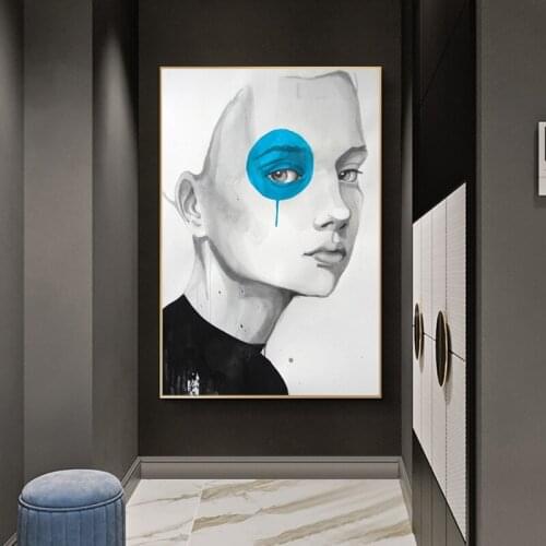 Wall Art Decorative Picture Prints on Canvas Modern Portrait Canvas paintings Wall Poster For living room no frame