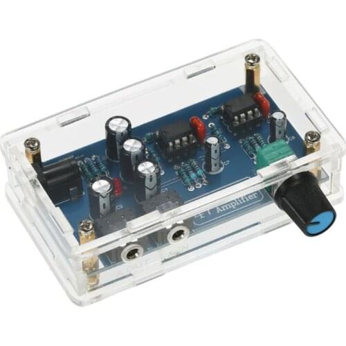 2021 New 1Set Headphone Amplifier Board Kits DIY AMP Module Kit with Case for Classic 47