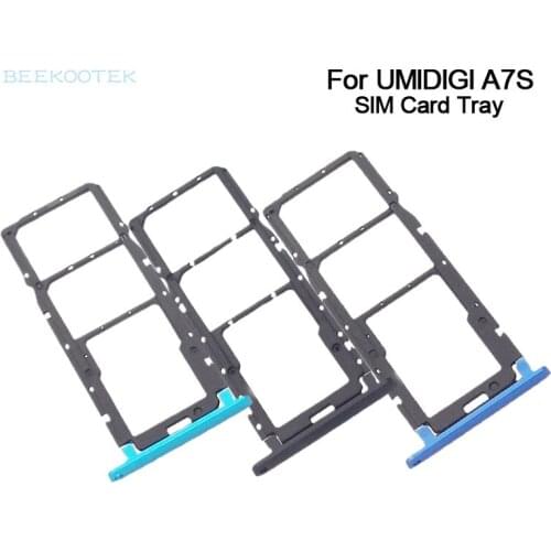 Original New UMIDIGI A7S SIM Card Tray SIM Card Slot Holder Repalcement Accessories Parts For UMIDIGI A7S Smartphone
