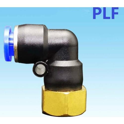 Pneumatic Fittings PLF Thread Elbow 4 6 8 10 12 16-01 02 03 04 Airway Quick Coupling