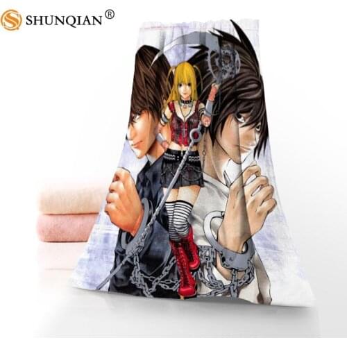 Microfiber Towels Custom death note Face Towel/Bath Towel Size 35x75cm, 70x140cm for family travel