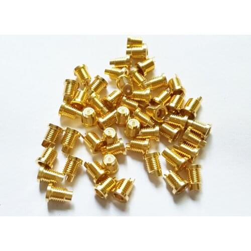 Universal for Shure Headphone DIY MMCX Female Socket mmcx Nut Screws Pure Copper Headphone Plug 4 sets