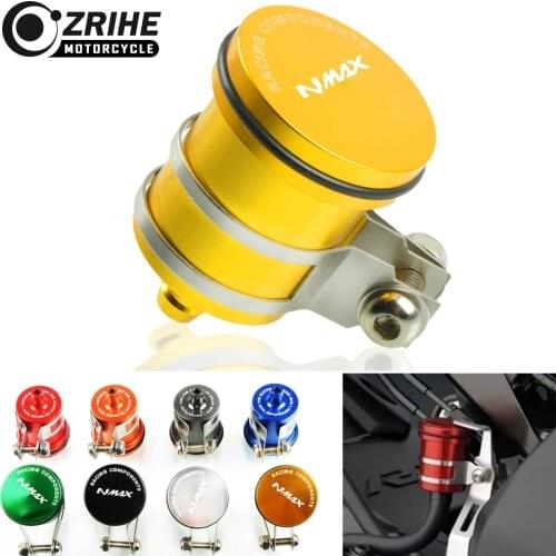Universal Motorcycle Parts CNC Brake Fluid Reservoir Clutch Tank Oil Fluid Cup For YAMAHA NMAX N-MAX 125 155 N-MAX125 NMAX155