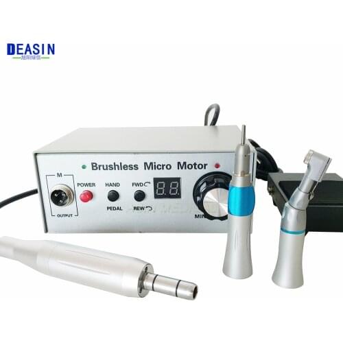 High quality 50,000 rpm dental brushless jewelry E type micromotor for dental laboratory Polishing set