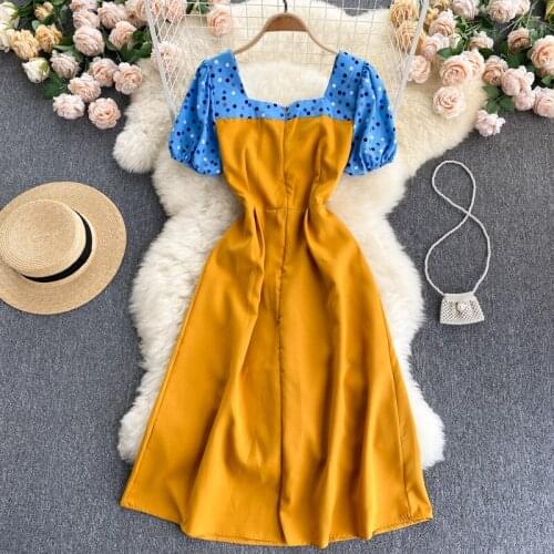 WEIHAOBANG Summer Polka Dot Dresses