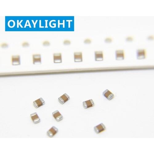 100 PCS 0603 SMD Multiplayer Ceramic Chip Capacitors 0.5PF-47UF 22pF 100pF 1nF 100nF 0.1uF 1uF 2.2uF 4.7uF 10uF 22uF 106, 104