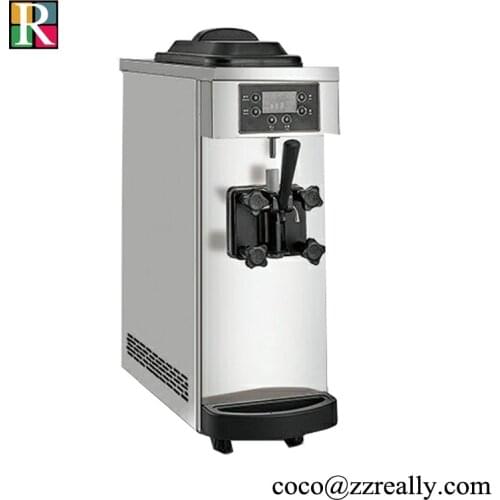 220/110V stainless steel low noise/ single flavor high quality commercial soft ice cream making machine 8L/10L/12L