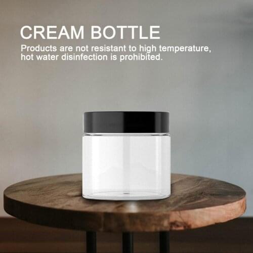 50ml Cream Holder Eco-friendly Transparent PP Empty Cosmetic Jar Accessories for Household