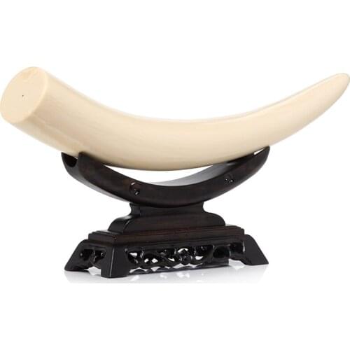 50CM Ivory ornaments as good as water entrance European style living room decoration Chinese wine Home Furnishing move wall dies