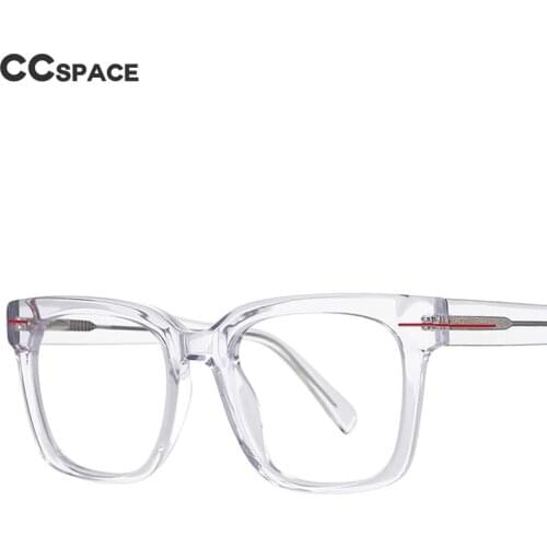 53091 Clear Glasses Women High Quality Acetate Retro Square Men Woman Optical Fashion Computer Eyeglasses Decorative Glasses