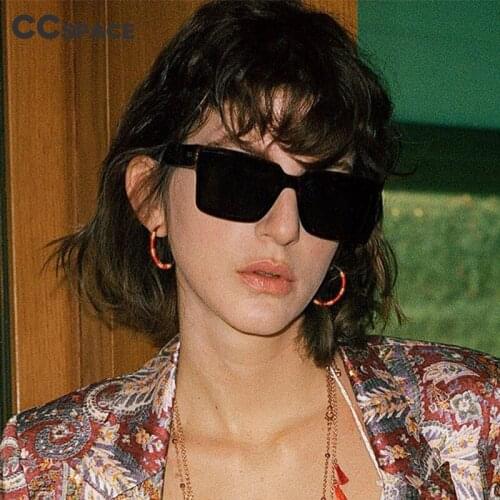 53195 Square Small Frame Ladies Sunglasses Decorative Vintage Men Womens Shade UV400