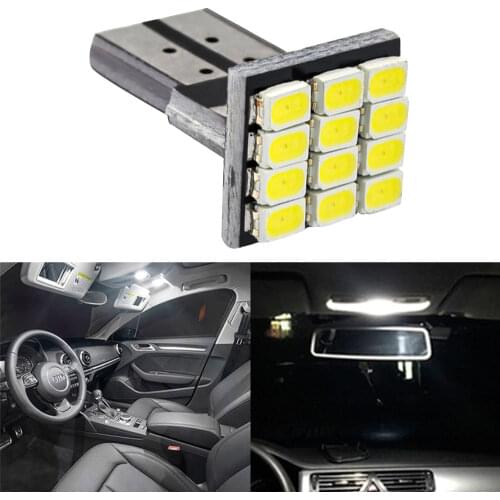 Car T10 12 Led W5W 194 168 Car Led Turn Signal Dome Lights Auto Mobile Marker Bulb Interior Lamps Backup Clearance Lighting 12V