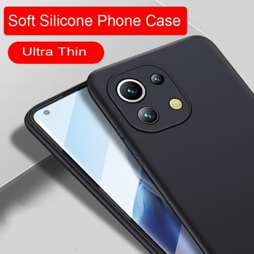 Coque For Xiaomi Mi 8 9 11 Ultra 11Lite 9T 10T Pro Case Cover Xiomi Poco F3 M3 X3 nfc Pro Phone Cases Thin Soft Black Back Capa