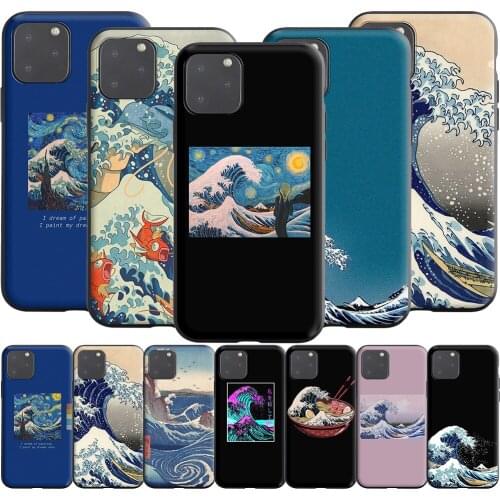 Great Wave off Kanagawa Silicone Case for Realme Narzo 30A GT NEO C3 C25 C21 C20 C17 C15 C12 C11 8 7 7i 6 6i Pro
