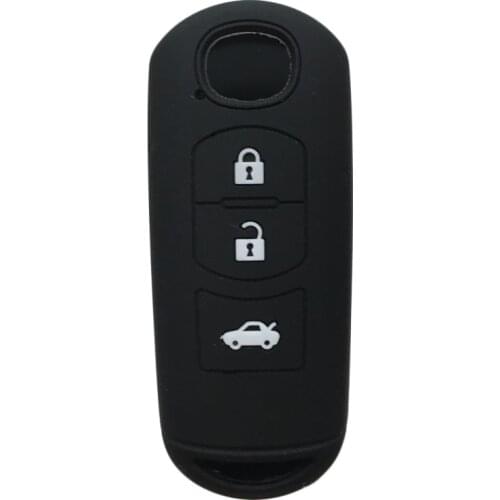 For Mazda CX-9 Silicone Key Case for Mazda Mx5 Cx5 CX-8 Atenza 6 MX-5 2019 2020 2018 for Fiat 124 Smart Car Key Cover Case Shell