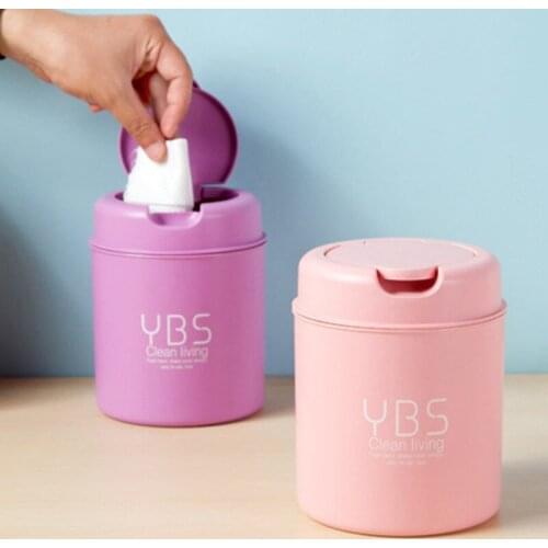 Mini Plastic Countertop Trash Can Desktop Garbage Container Kitchen Waste Bin with Flip Lid for Home Office Can Ashcan