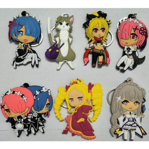 Different world Zero Fashion Anime Toy Figures Keychain Cartoon Keyholder Birthday Unisex Gifts New