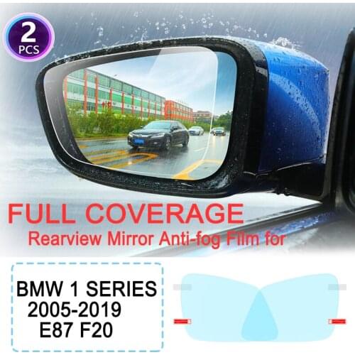 Full Cover Anti Fog Rainproof Film Rearview Mirrors for BMW 1 Series E87 F20 F21 116i 118i 120i 125i 130i M 2005~2019