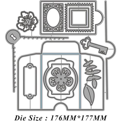 Christmas Cut Die Large Invitation Card Cut Metal Cutting Dies Diy Molds Scrapbooking Paper Making Die Cuts Crafts