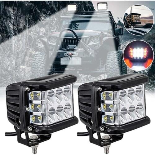 Side Shooter Dual Color Strobe Pod lights