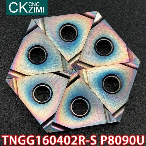 TNGG160402R-S P8090U TNGG 160402R S P8090U Carbide Inserts slotting Inserts CNC Turning Cutting Tools for Steel stainless steel