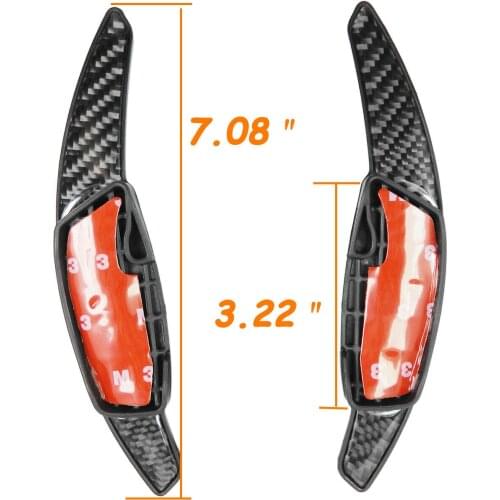 Carbon Fiber Steering Wheel DGS Trim Extension Decor for Subaru BRZ WRX Forester