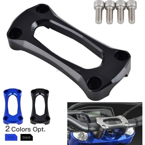 Motorcycle 28mm 1-1/8" Handlebar Riser Top Cover Clamp For Yamaha YZ 125 250 YZ250F YZ426F YZ450F WR250F WR400F WR426F WR450F