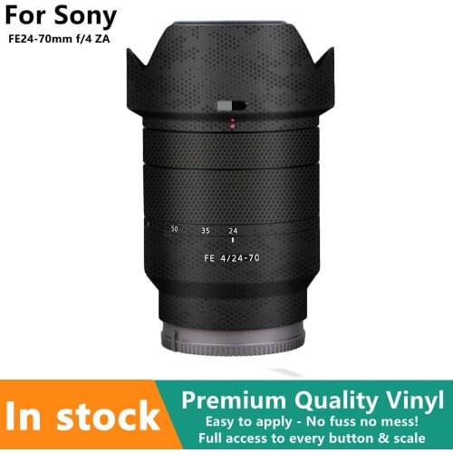 2470 F4 ZA Premium Decal Skin For Sony SEL2470Z 24-70mm f/4 Vario-Tessar T FE OSS Lens Protector Vinyl Wrap Cover Sticker