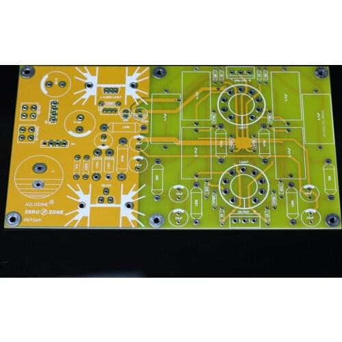 ZEROZONE PRT-06A 12AX7 +12AT7 Tube preamplifier bare PCB base on MATISSE preamp L7-34