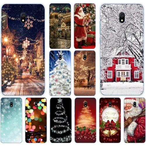 287FG christmas lights Soft Silicone Tpu Cover phone Case for xiaomi redmi 9 9A Note 9 9s Pro MI 9 9T SE Lite