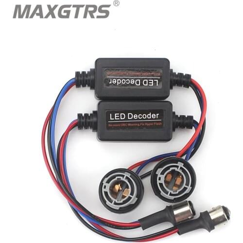 2x T10 BAU15S 1156 BA15S 1157 7440 7443 3156 3157 LED Decoder Car LED Turn Singal Load Resistor Canbus Error Free Canceller
