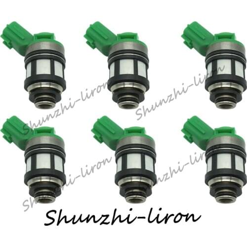 6pcs Fuel Injectors OEM JS4D-5 16600-1S700 FJ397 For Nissan Frontier Pickup Xterra 2.4L KA24DE Pickup KA24E 1998-04 Nozzle Hot