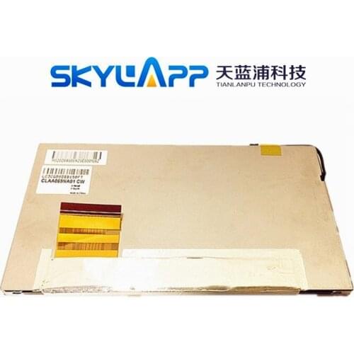 7 Inch LCD Screen For CLAA069NA01 CW GPS Navigation Display Panel CLAA069NA01CW Repair Replacement (Without Touch) Free Shipping