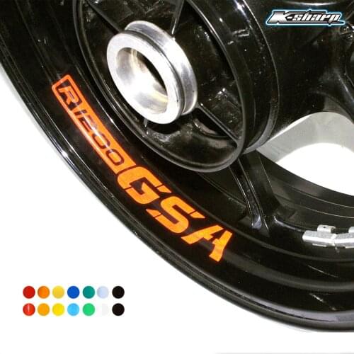8 X custon inner rim decals wheel reflective sign Stickers stripes FIT BMW R1200GSA